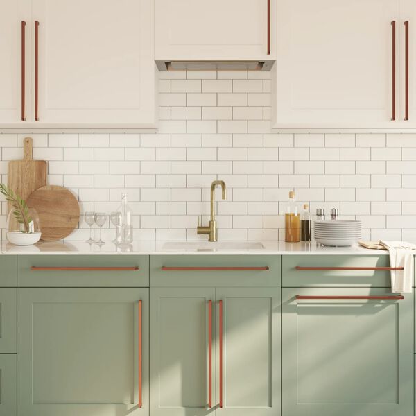 vidaXL Handvatten 20 st 480 mm roestvrij staal bronskleurig