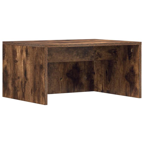 vidaXL Wandbureau Gerookt eiken 60 x 45 x 30 cm Bewerkt hout