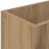 vidaXL Paraplu Standaard Artisan Eiken 40 x 20 x 55,5 cm Bewerkt hout