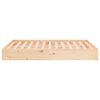 vidaXL Bedframe massief hout 120x190 cm