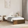vidaXL Bedframe massief hout honingbruin 75x190 cm