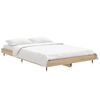 vidaXL Bedframe zonder matras hout sonoma eikenkleurig 120x190 cm