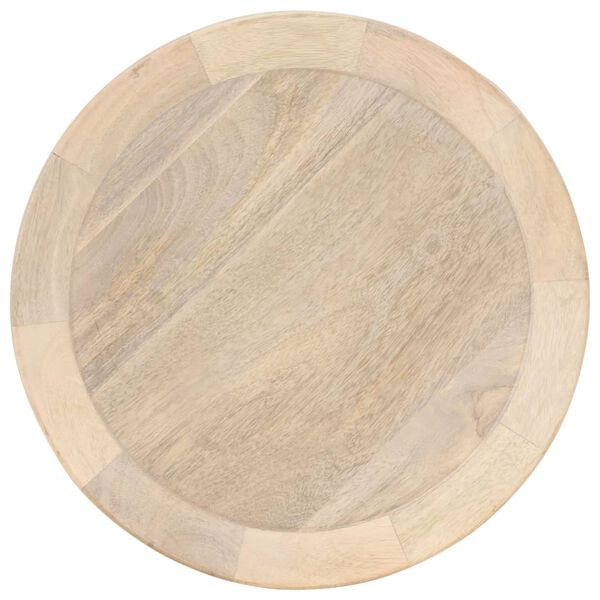 vidaXL Bijzettafel &Oslash;40x45 cm massief mangohout