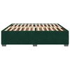 vidaXL Bedframe zonder matras 180x200 cm fluweel donkergroen