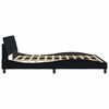vidaXL Bedframe "Dover" 180x200 cm fluweel zwart