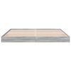 vidaXL Bedframe zonder matras 180x200 cm spaanplaat grijs Sonoma