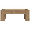 vidaXL Salontafel Artisan Eiken 110 x 50 x 41 cm Bewerkt hout