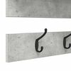 vidaXL Wandgemonteerde kapstok met plank Beton Grijs 90 x 15 x 36 cm