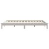 vidaXL Bedframe massief grenenhout wit 140x200 cm
