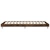 vidaXL Bedframe zonder matras hout gerookt eikenkleurig 75x190 cm
