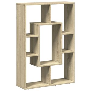 vidaXL Boekenkast 63x20x90 cm bewerkt hout sonoma eikenkleurig