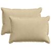 vidaXL Kussensloop 2 st HOUTEN Grijs groen 50 x 80 cm corduroy