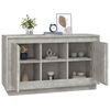vidaXL Dressoir 102x35x60 cm bewerkt hout betongrijs