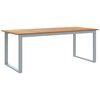 vidaXL Tuintafel met U-vormige poten 200x90x75 cm massief acaciahout