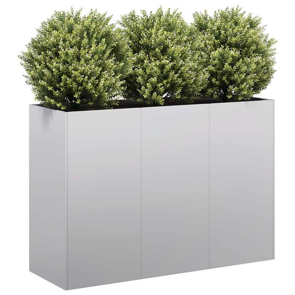 vidaXL Plantenbak 120x40x80 cm gegalvaniseerd staal