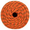 vidaXL Boottouw 8 mm 25 m polypropyleen oranje