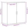 vidaXL Dressoir Oudhout 79 x 38 x 80 cm Bewerkt hout
