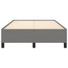 vidaXL Bedframe zonder matras 120x190 cm stof donkergrijs