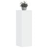 vidaXL Plantenstandaards 2 st 33x33x100 cm bewerkt hout wit
