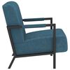 vidaXL Fauteuil fluweel blauw
