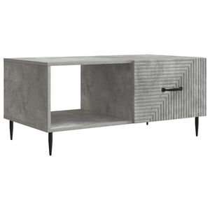 vidaXL Salontafel Betongrijs 90 x 50 x 40 cm Bewerkt hout