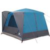 vidaXL Huisje Tent met dak met opslag Blauw 400 x 350 x 212 cm