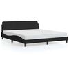 vidaXL Bedframe "Dover" 180x200 cm fluweel zwart