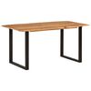 vidaXL Eettafel 154x80x76 cm massief acaciahout