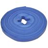 vidaXL Slang plat 1'' 100 m PVC