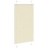 vidaXL Pliss&eacute; rolgordijn 70x150 cm stofbreedte 69,4 cm polyester cr&egrave;me