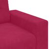 vidaXL Loveseat Sofa Wijnrood 180x77x82 cm Fluweel