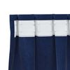 vidaXL Verduisterende gordijnen 2 pcs Donkerblauw 140 x 140 cm Fluweel