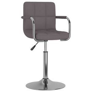 vidaXL Barkruk stof taupe