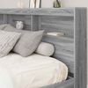 vidaXL Boekenkast Bed Grijs sonoma 180 x 200 cm Bewerkt hout
