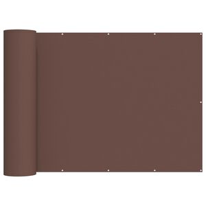 vidaXL Balkon Privacy Scherm 200 x 800 cm Stof met PU-coating Bruin