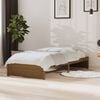 vidaXL Bedframe massief hout honingbruin 90x190 cm