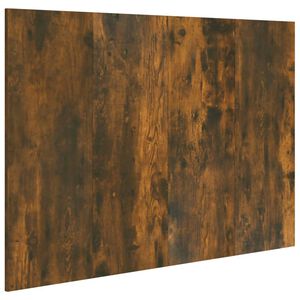 vidaXL Hoofdbord 120x1,5x80 cm bewerkt hout gerookt eikenkleurig