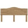 vidaXL Hoofdbord Artisan Eiken 180 cm Bewerkt hout