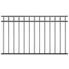 vidaXL Schuttingpaneel ASSEN staal 163x80 cm zwart