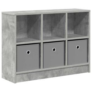 vidaXL Dressoir Beton Grijs 73,5 x 22,5 x 53,5 cm