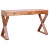 vidaXL Computerbureau 115x47x77 cm massief mahoniehout naturel