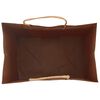 vidaXL Papieren zakken 50 st met hengsels 32x22x24 cm bruin