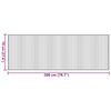 vidaXL Vloerkleed rechthoekig 70x200 cm bamboe bruin