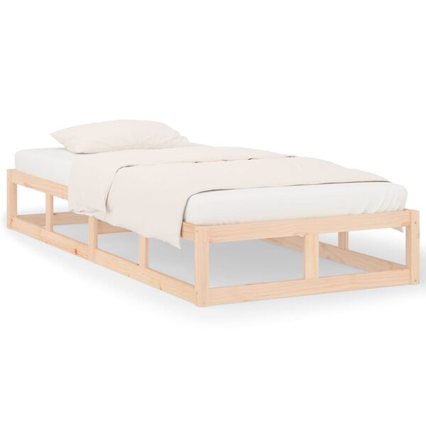 vidaXL Bedframe massief hout 90x200 cm