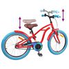 vidaXL Kinderfiets 18 Inch voor 5-7 jaar Rood