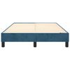 vidaXL Boxspring bed 120x200 cm fluweel donkerblauw