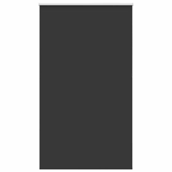 vidaXL Rolgordijn verduisterend 135x230 cm stofbreedte 131,6 cm zwart