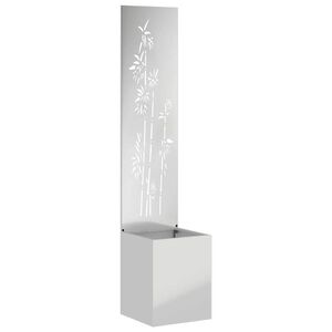 vidaXL Tuin Privacy Screen Zilver 32 x 150 cm Gegalvaniseerd staal