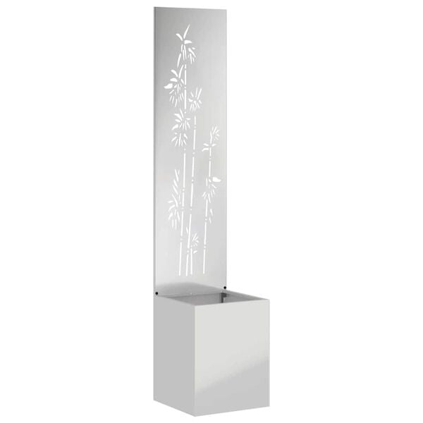 vidaXL Tuin Privacy Screen Zilver 32 x 150 cm Gegalvaniseerd staal