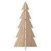 vidaXL Kerstdecoratie kerstboom 59,5 cm massief grenenhout